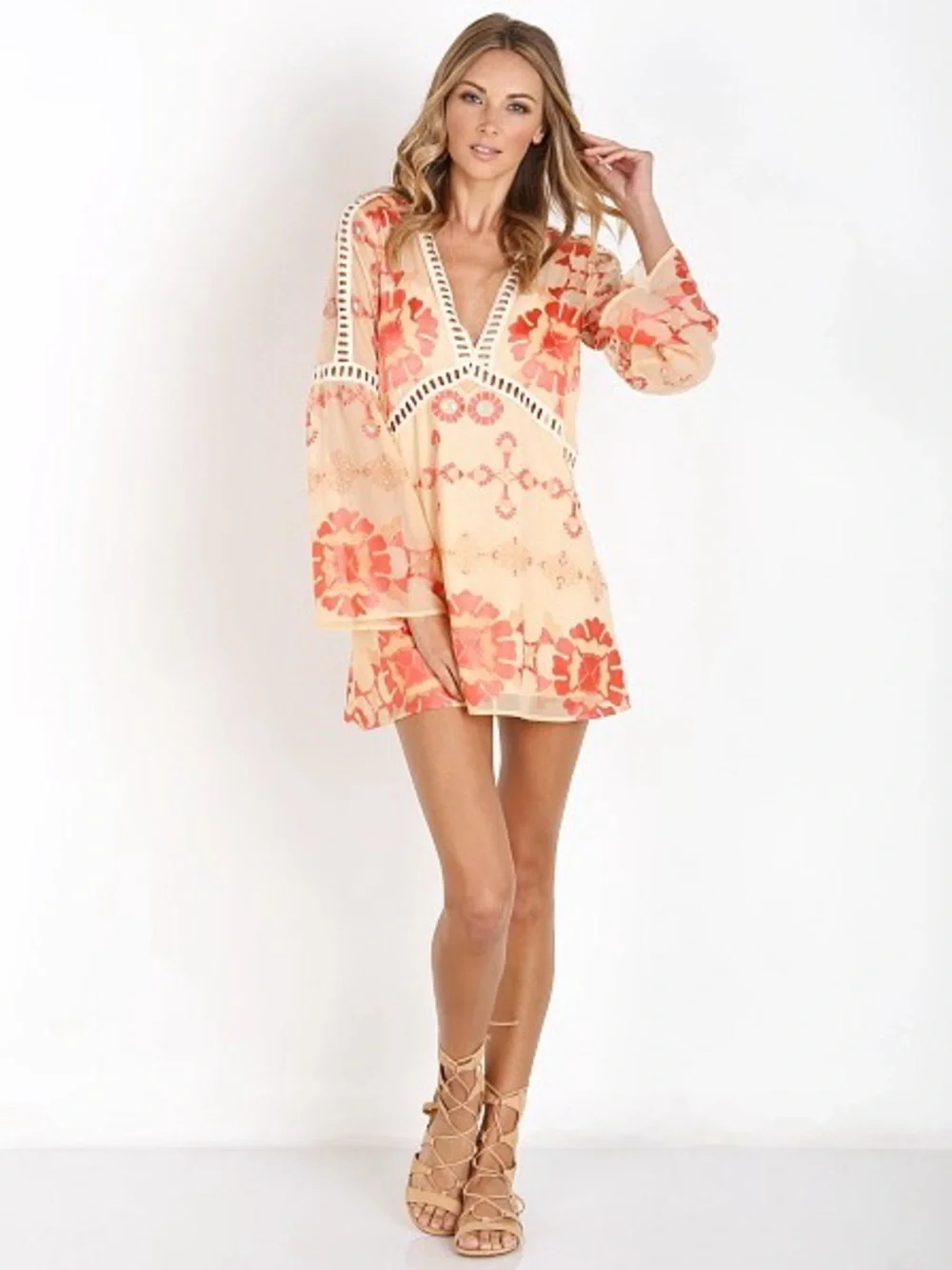 For Love And Lemons NWT Barcelona Dress Large - Picture 5 of 14